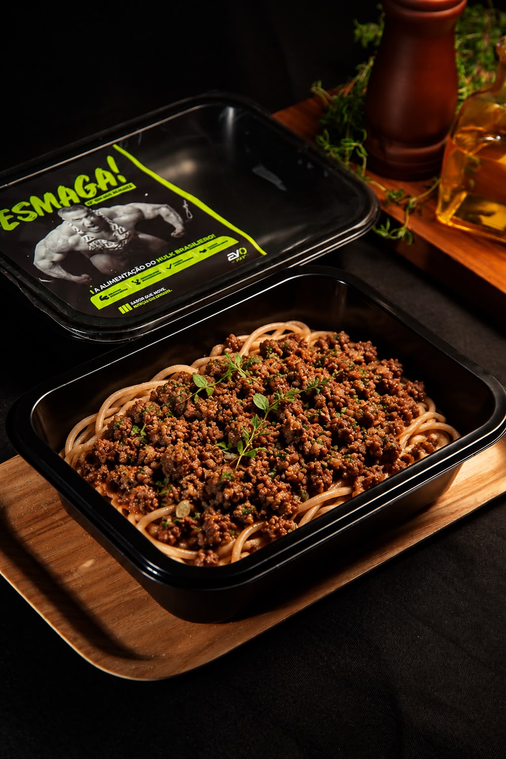 ESMAGA! Espaguete integral à Bolonhesa